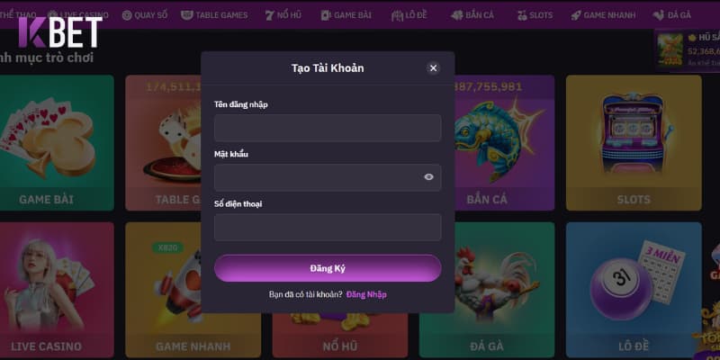 Hướng Dẫn Đăng Ký Kbet